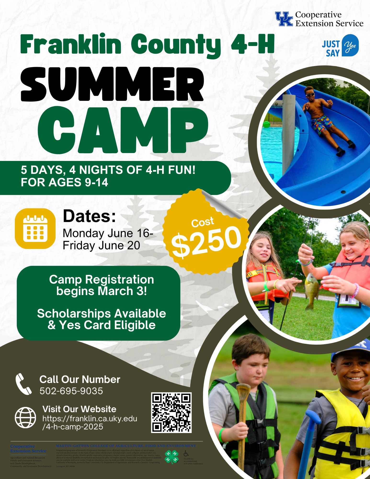 4-H camp flyer