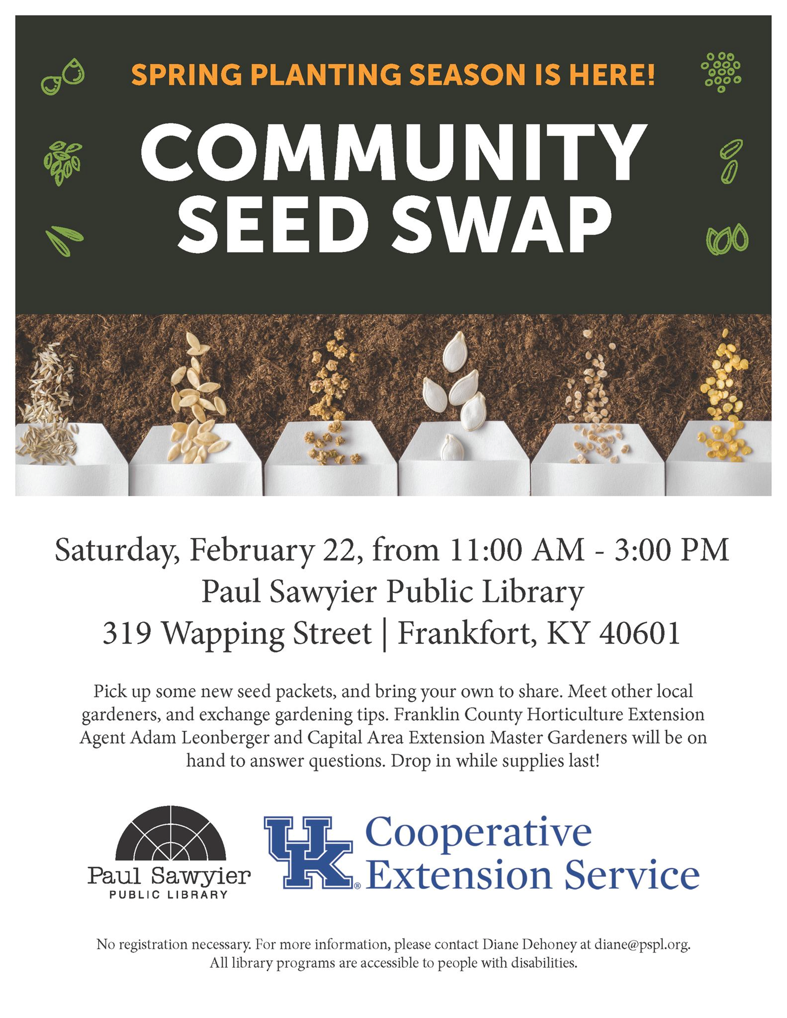 seed swap flyer 2025