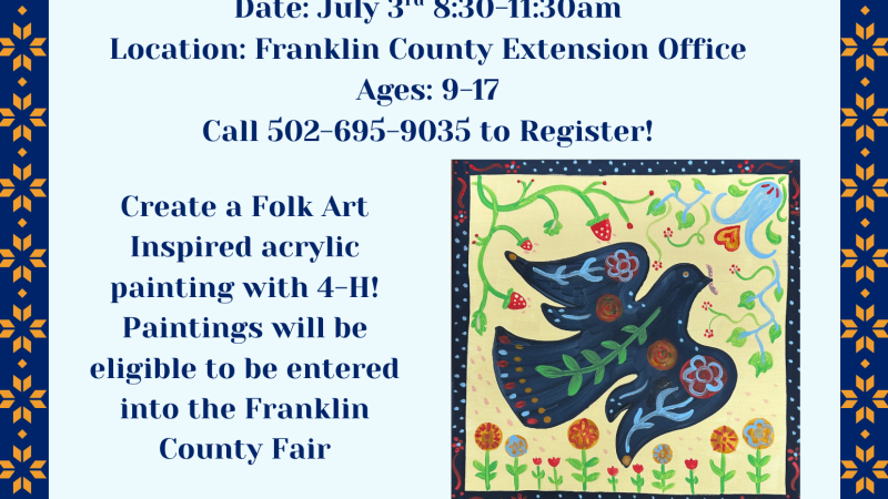 Folk Art Project Day