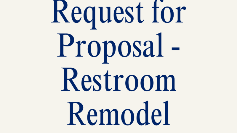 RFP restroom